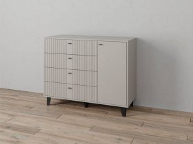 Комод «Катрин-13» (кашемир/сантьяго софт) в Новоцелинном - novocelinnoe.mebel-nsk.ru | фото