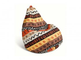 Кресло-мешок Африка в Новоцелинном - novocelinnoe.mebel-nsk.ru | фото