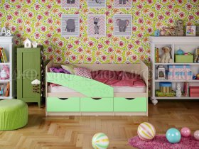 Кровать детская Бабочки 1,8 м в Новоцелинном - novocelinnoe.mebel-nsk.ru | фото