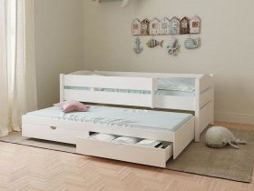 Кровать двухуровневая с ящиками «Лапландия» в Новоцелинном - novocelinnoe.mebel-nsk.ru | фото