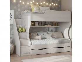 Кровать двухъярусная Каприз-22 КПР.22 в Новоцелинном - novocelinnoe.mebel-nsk.ru | фото