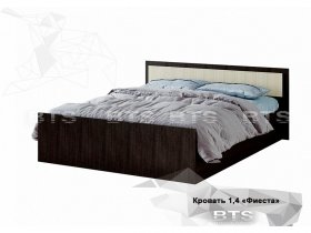 Кровать двуспальная 1,4м LIGHT Фиеста (BTS) в Новоцелинном - novocelinnoe.mebel-nsk.ru | фото