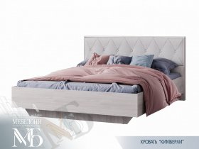 Кровать двуспальная 1,6м Кимберли КР-13 в Новоцелинном - novocelinnoe.mebel-nsk.ru | фото