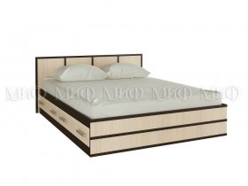 Кровать двуспальная Сакура 1,4 м в Новоцелинном - novocelinnoe.mebel-nsk.ru | фото