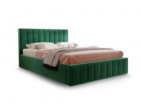 Кровать мягкая 1,6 Вена стандарт, вар.1 в Новоцелинном - novocelinnoe.mebel-nsk.ru | фото