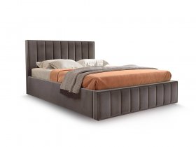 Кровать мягкая 1,6 Вена стандарт, вар.3 в Новоцелинном - novocelinnoe.mebel-nsk.ru | фото