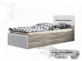 Кровать односпальная Наоми КР-12 в Новоцелинном - novocelinnoe.mebel-nsk.ru | фото