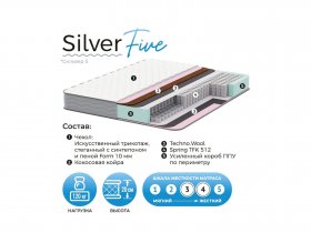 Матрас Silver Five в Новоцелинном - novocelinnoe.mebel-nsk.ru | фото
