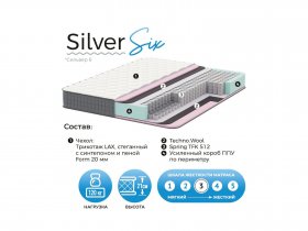 Матрас Silver Six в Новоцелинном - novocelinnoe.mebel-nsk.ru | фото