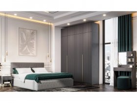 Модульная спальня Эккервуд в Новоцелинном - novocelinnoe.mebel-nsk.ru | фото