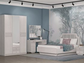Модульная спальня Лоренцо в Новоцелинном - novocelinnoe.mebel-nsk.ru | фото