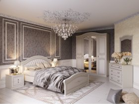 Модульная спальня Николь (Мебельград) в Новоцелинном - novocelinnoe.mebel-nsk.ru | фото