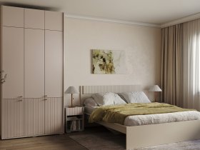 Модульная спальня Орма (МДФ) в Новоцелинном - novocelinnoe.mebel-nsk.ru | фото