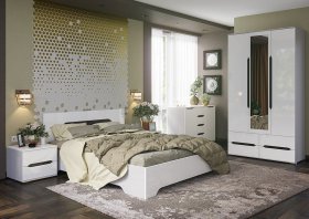 Модульная спальня Валирия в Новоцелинном - novocelinnoe.mebel-nsk.ru | фото