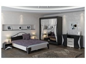 Модульная спальня Верона (Линаура) в Новоцелинном - novocelinnoe.mebel-nsk.ru | фото