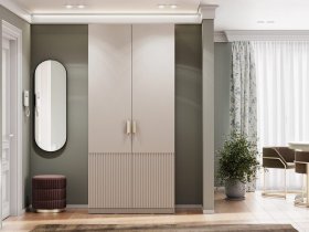 Шкаф двухстворчатый Эккервуд (Нью) (меланж) в Новоцелинном - novocelinnoe.mebel-nsk.ru | фото