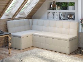 Скамья угловая со спальным местом «Домино» (кашемир) в Новоцелинном - novocelinnoe.mebel-nsk.ru | фото