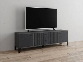 Тумба под ТВ Парус-10 (графит/гранит лофт) в Новоцелинном - novocelinnoe.mebel-nsk.ru | фото